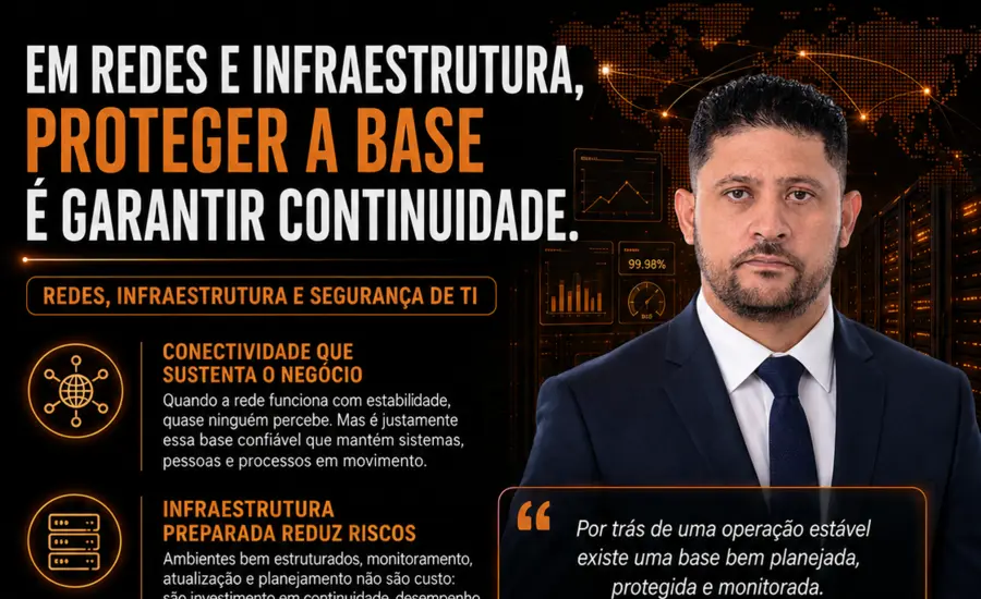 Redes, infraestrutura e continuidade